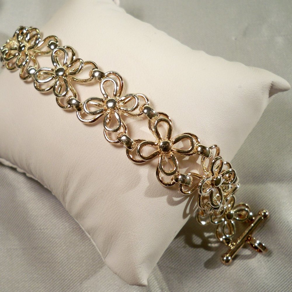 New Flowers 925 Silver Designer Bracelet